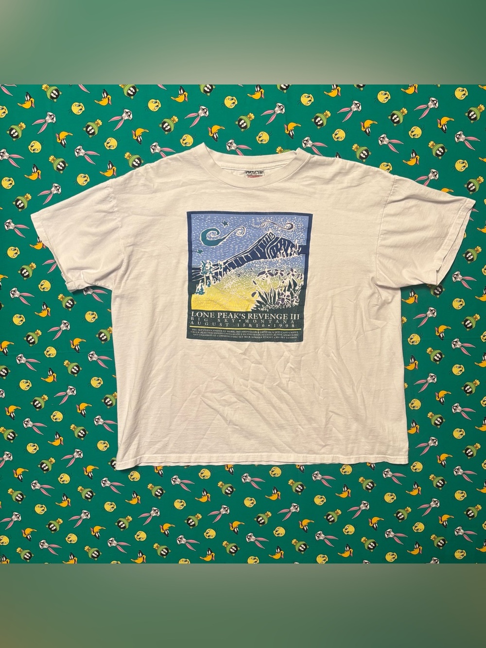 Lone Peak's Revenge III Graphic Tee - White